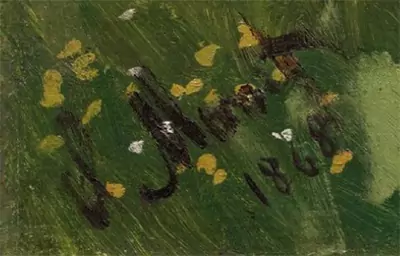 Signature with brush, 1870